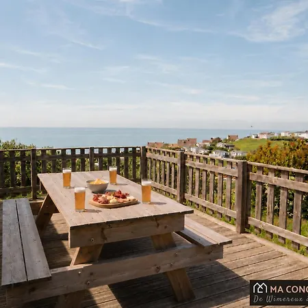 Vue Imprenable, Terrasse Xxl, Piscine Et Toboggans Au La Falaise D'equihen Kemping Équihen-Plage