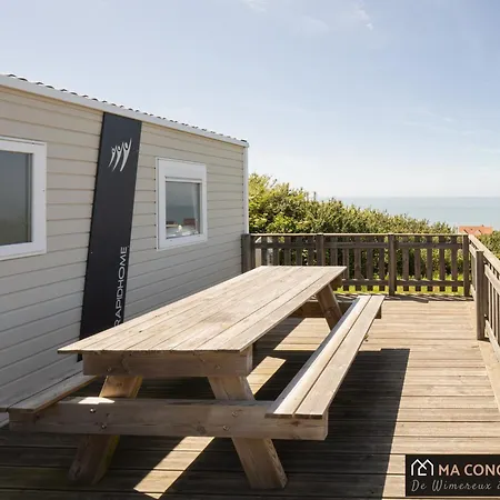 Kemping Vue Imprenable, Terrasse Xxl, Piscine Et Toboggans Au La Falaise D'equihen